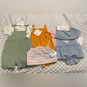 Baby girl clothing sets - New with tags